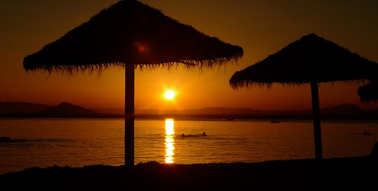 Sunsets across the Mar Menor make a spectacular backdrop to any evening