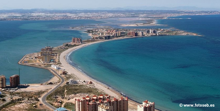 La Manga Arial View